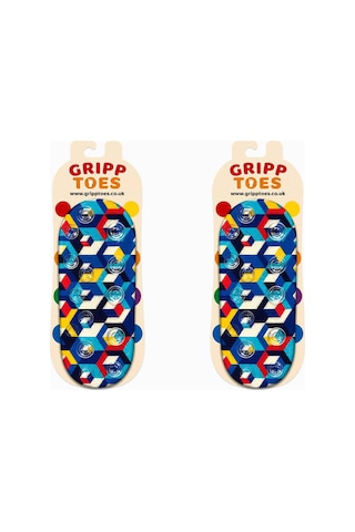 Gripptoes Kaymaz Damla Tabanlı Deniz&havuz Çorabı K2 Çok Renkli