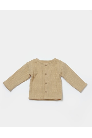 BabyCosy Organik Uzun Kollu Kazak & Salopet Seti Csym7045 001