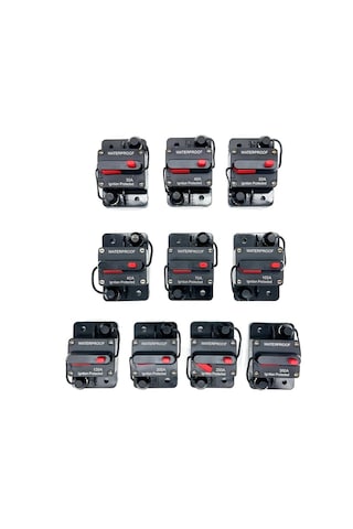 Motion003 3 Adet 300a Otomotiv Filtre Tutucu 20a-300a Amp Su Gecirmez Otomatik Devre Kesici Anahtar Koruma Reset Pil Olmadan