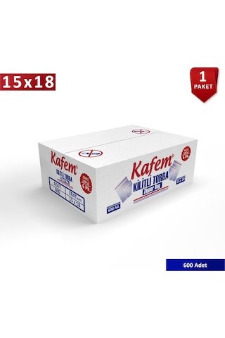15 X 18 Cm Kilitli Poşet / Naylon Torba 600 Adet - Kafem