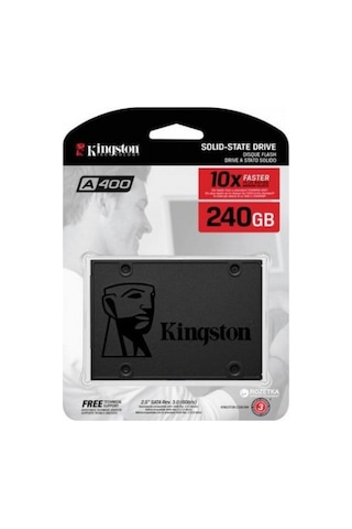 KINGSTON 240GB A400 SA400S37/240G 500- 350MB s SSD SATA-3 Disk