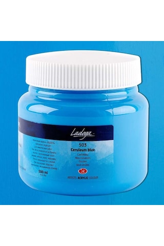 St. Petersburg Ladoga Akrilik Boya 500 Ml Ceruleum Blue Hue 503 Ceruleum Blue Hue