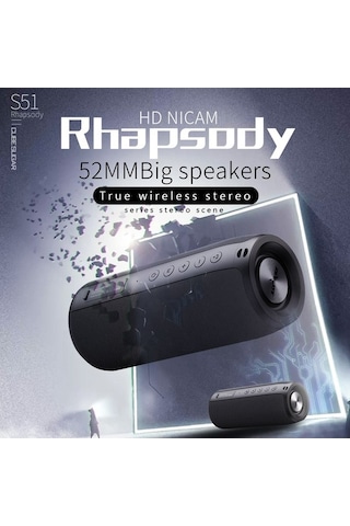 Besthome1 Zealot S51 Ipx5 Su Geçirmez Hoparlör: 10w Ses, 8 Saat, Mavi, Dayanıklı Kullanım