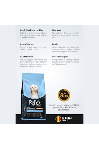 Reflex Plus Skin & Coat Somonlu Mini ve Küçük Irk Yetişkin Köpek Maması 3 KG