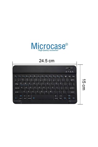Tr Lenovo Yoga Tab Plus 12.7 İnch İçin Bluetooth Klavye Tr Sticker + Bluetooth Mouse + Tablet Standı - Al2765