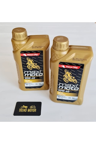 Petrol Ofisi Maximoto 4t 20w-40 Yağ 2 Adet - Yeni Üretim