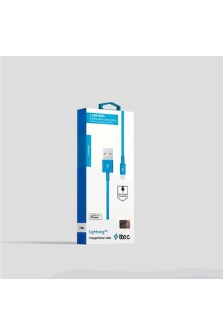 Ttec Apple iPhone Uyumlu Lightning-Usb Şarj Ve Data Kablosu Mavi 2Dk7508M