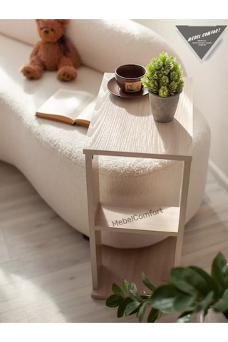 Mebelcomfort Yan Sehpalı Sehpa 215105138 Açık Yasen Shimo