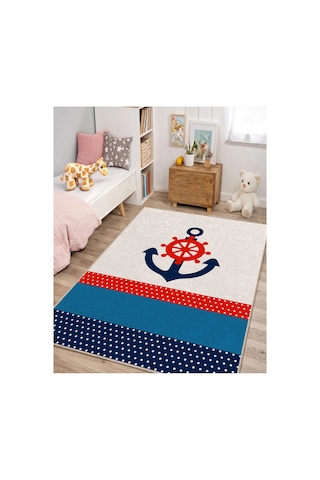 Dijital Baskılı Pamuk Tabanlı Çocuk Halısı Kaymaz, Yumuşak, Makinede Yıkanabilir Çok Renkli 795351248 Çok Renkli