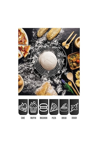 Hayal Sepeti Hamur Matı Açma Silikon Hamur Açma Pasta Fırın Hamu 001