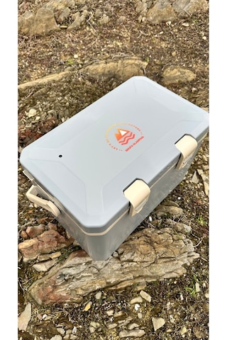 18 Lt Taşınabilir Soğutucu Kamp Dolabı Gri
