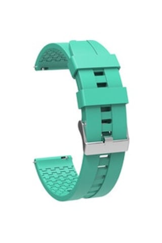 Samsung Galaxy Uyumlu Watch Active 2 44mm Krd-23 20mm Silikon Kordon - Turkuaz