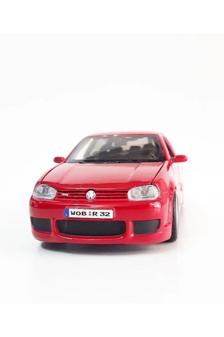 Vw Golf 5 1:24 Model Maket Araba Kırmızı