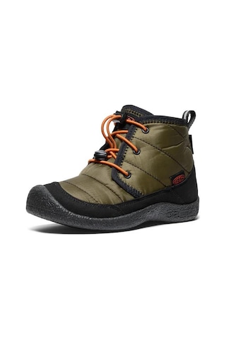Keen 1029426 Howser Iı Chukka Wp Dark Olive/gold Flame Kadın Outdoor Bot Olive Yeşil