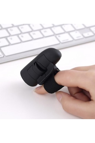 Jms Dizüstü Masaüstü İçin Yaratıcı 1600 DPI 2.4 GHZ Usb Optik Kablosuz Parmak Mouse