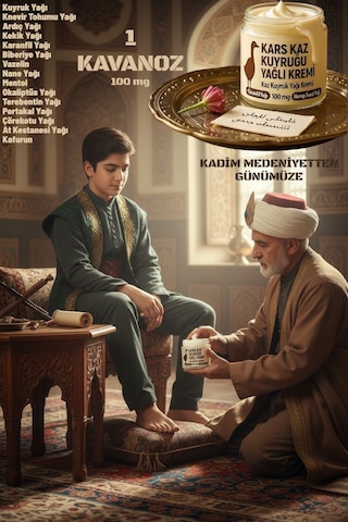 Kars Kaz Yağı Kuyruk Yağlı Masaj Kremi Jel 100 Mg Hemp See Oil,ardıç,karanfil,biberiye Yağı Içeren Masaj Kremi Jel