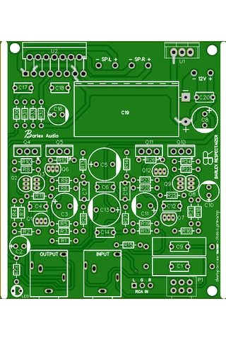2*15 Watt Stereo Çift Kanal Amfi Devresi Tda7297 Watt Class A