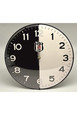 Beşiktaş Lisanslı Duvar Saati Bjk Logolu