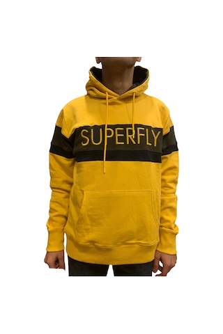 Superfly Sweatshirt Erkek Sarı Sweatshirt 21221-22 Siyah