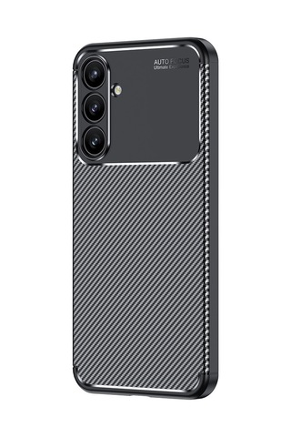 Zore Samsung Galaxy Uyumlu A16 Kılıf Omsy Negro Silikon Kapak - Siyah