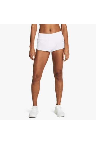 Under Armour Launch Pro 2inch Kadın Beyaz Günlük Şort - 1386330 Beyaz