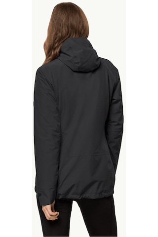 Jack Wolfskin Moonrıse 3In1 Siyah Kapşonlu Kadın Mont