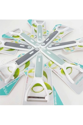 Lazer Kesim "ergonomik Tasarım" Pratik Sebze Meyve Soyacağı Rt501 Çok Renkli