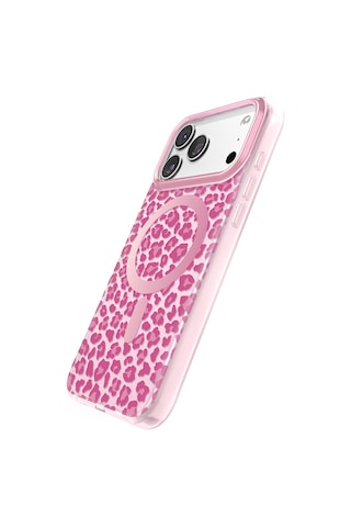 Apple iPhone Uyumlu 18 Pro Max Kılıf M-safe Şarj Özellikli Renkli Desenli Paris Veyro Tpu Kapak Pembe