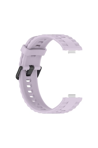 Huawei Watch Fit 4/fit 4 Pro/fit 3 Kordon Silikon Dalga Desen Şerit Band 23 Fit/fit2 Uyumlu Değildir