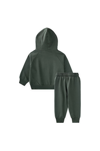 Cigit Kapşonlu Sweatshirt Takım 1-5 Yaş Haki Yeşil Haki Yeşil