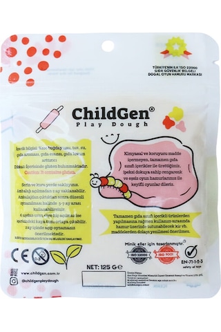 ChildGen 125gr Kartuş Oyun Hamuru - Beyaz