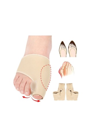 Likra Ter Emici Aşınma Önleyici Ayak Başparmağı Kemiği Halluks Valgus Düzeltici M