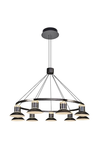 Özcan Aydınlatma 3127-9a Foola 9'lu Sarkıt Kumandalı Platin