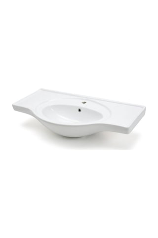 Ece Banyo - Aruva Etajerli Lavabo 96 Cm Beyaz - 3503