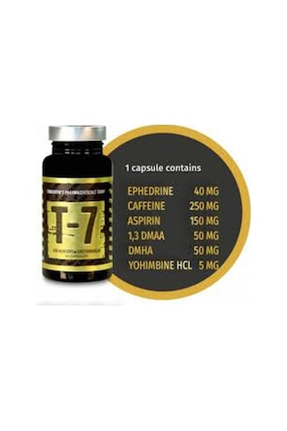 Zion Labs T7 1.3d,ephedra+cafeine+dmha+yohimbine 60 Capsul