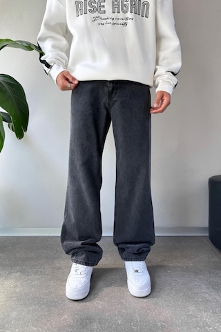 Flaw Basic Antrasit Baggy Jean-16674 Antrasit
