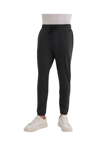 Cazador Slim Fit Pamuk Karışımlı Likralı 2 İplik Eşofman Altı Antrasit