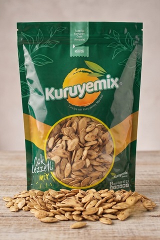 Özel Çifte Kavrulmuş Kabak Çekirdeği - Taze, Tuzlu Ve Çok Lezzetli 750 G