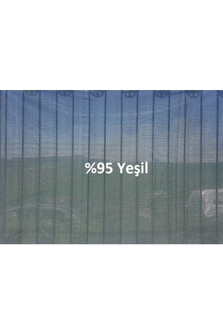 Gölgelik File Yeşil %95 En 1,5 M Çit Örtüsü Çit Filesi Branda