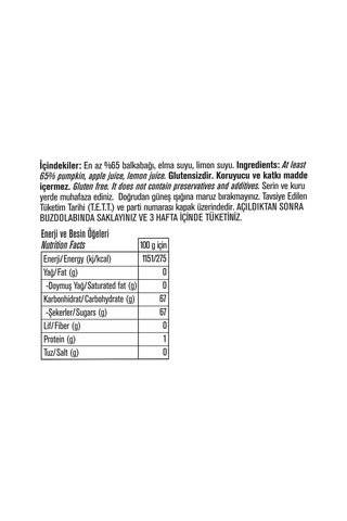 Pol'sgurme Adapazarı Beyaz Kestane Balkabağı Reçeli 285 G