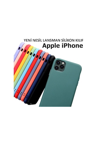 Apple Uyumlu iPhone 12 Pro (6.1'') Kilif, Logis Liquid Lansman Silikon 513103691