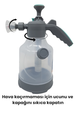 3 Lt Basınçlı Araç Köpük Pompası Köpük Yapan El Tipi Püskürtücü