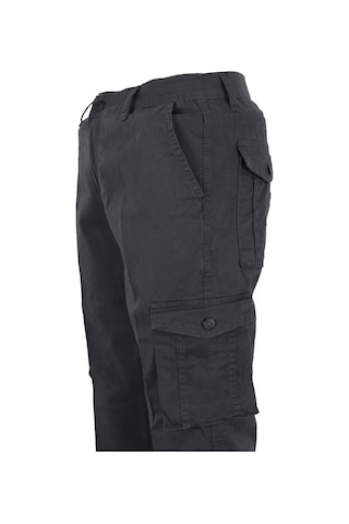 Modarar Erkek Keten Kargo Pantolon Füme Renk Rar01443