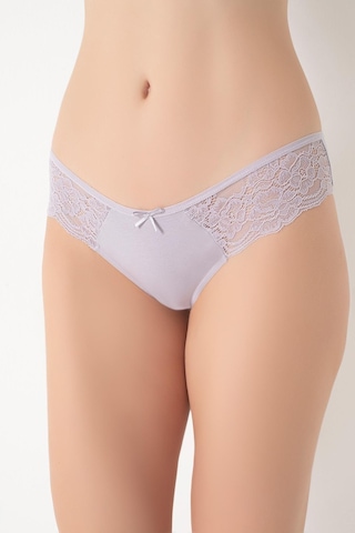 Kadın Dantelli 4'lü Karışık Renk Külot Asorti-2 C3t0n0o408 001