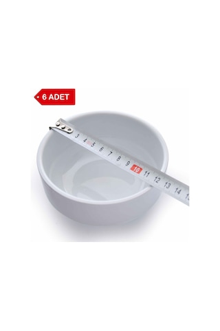 6 Adet - 12cm Melamin Çorba Kasesi, Cacık, Meze, Komposta, Otelle