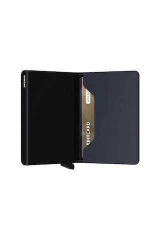 Secrid Slimwallet Matte Kartlık Cüzdan, Mavi Çok Renkli