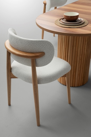 Alya Mdf Yemek Masası+6 Sandalye Krem