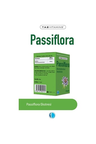 Passiflora 30 Bitkisel Kapsül Pasiflora 600 Mg