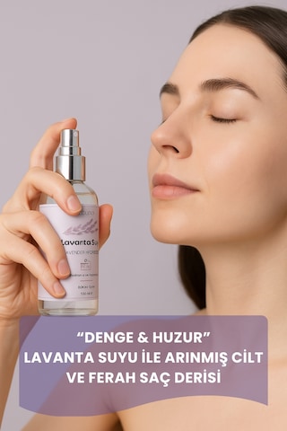 Lavanta Suyu 100 Ml Arındırıcı Ve Dengeleyici Cilt & Saç Toniği Hidrosol