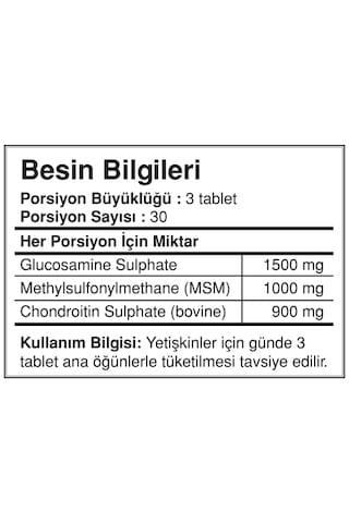 Bigjoy Glucosamine Condroitin Msm 90 Tablet - Glukozamin